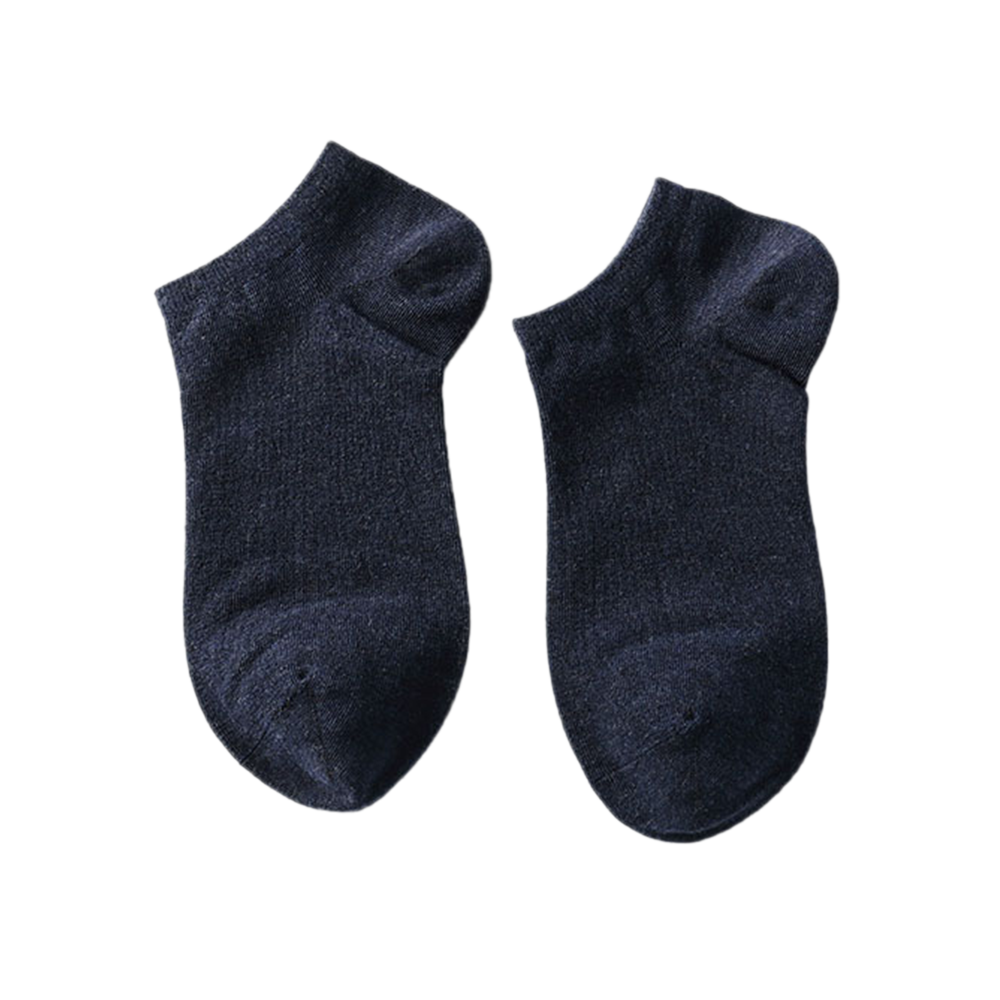Colorful plain breathable cotton with men's ankle socks soft