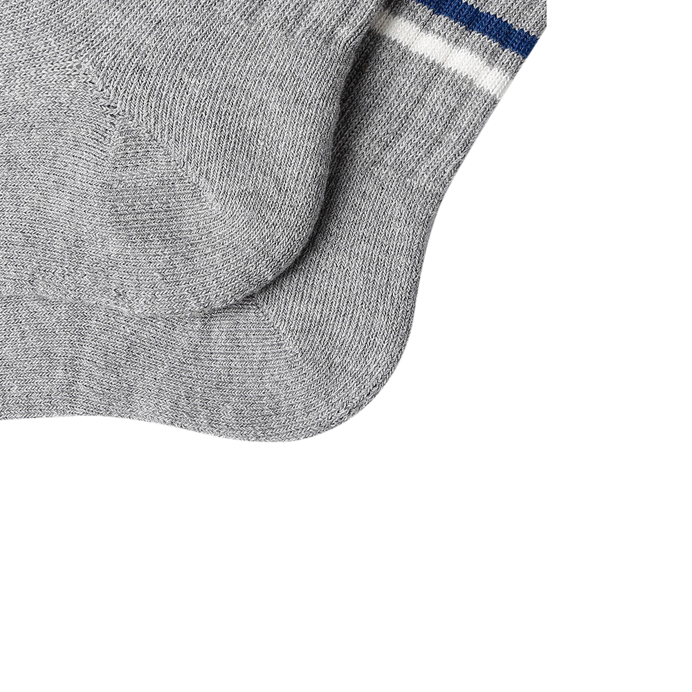 High rib ankle sports men  socks with basic color terry socks