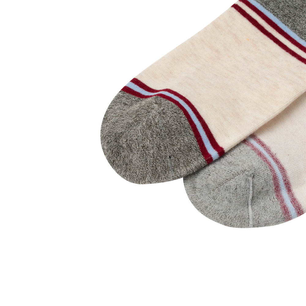 Combed cotton multi-color uniex ankle socks with sample pattern