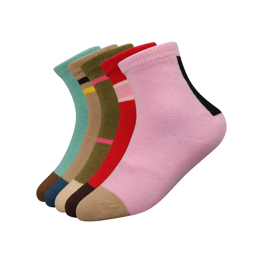 European style children jacquard novelty socks