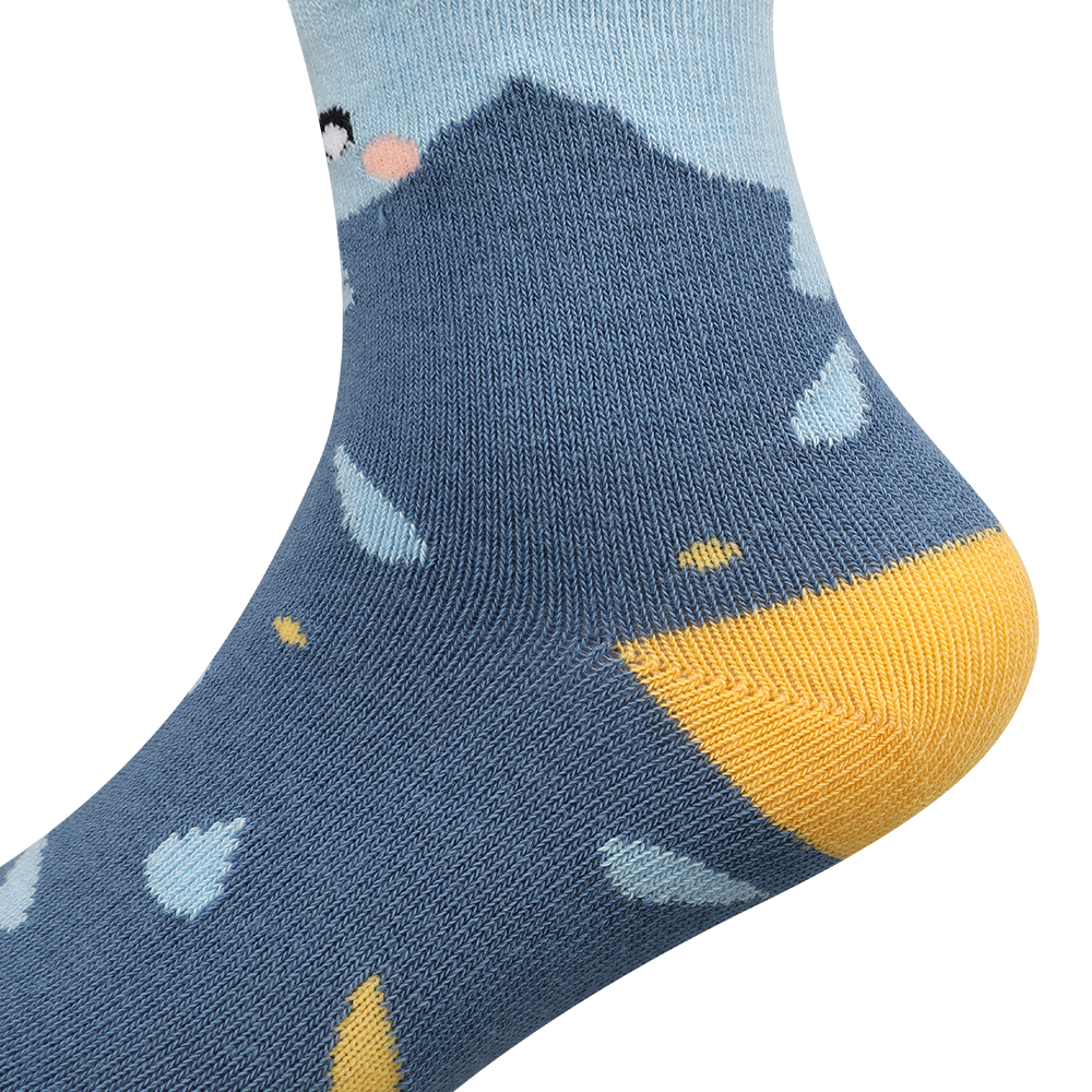 Animal pattern cuted children classic design socks for boys