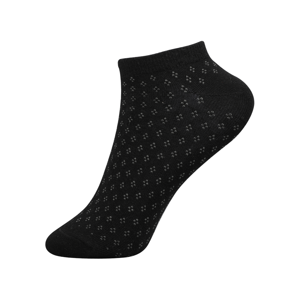 Comfortable breathable cotton invisible ankle socks for men