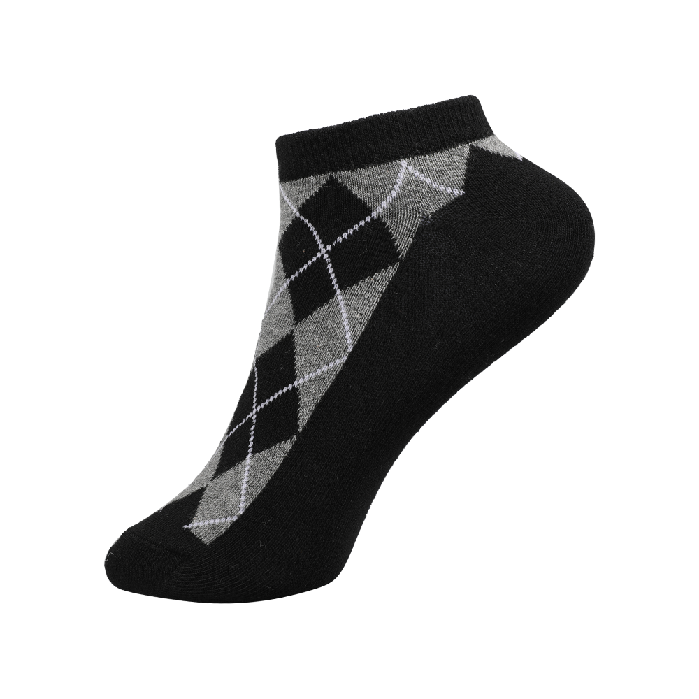 Comfortable breathable cotton invisible ankle socks for men