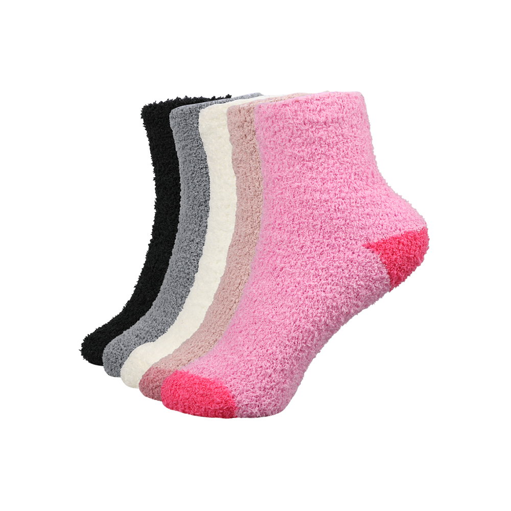 Sleeping winter socks woman fluffy thick cozy soft fuzzy socks