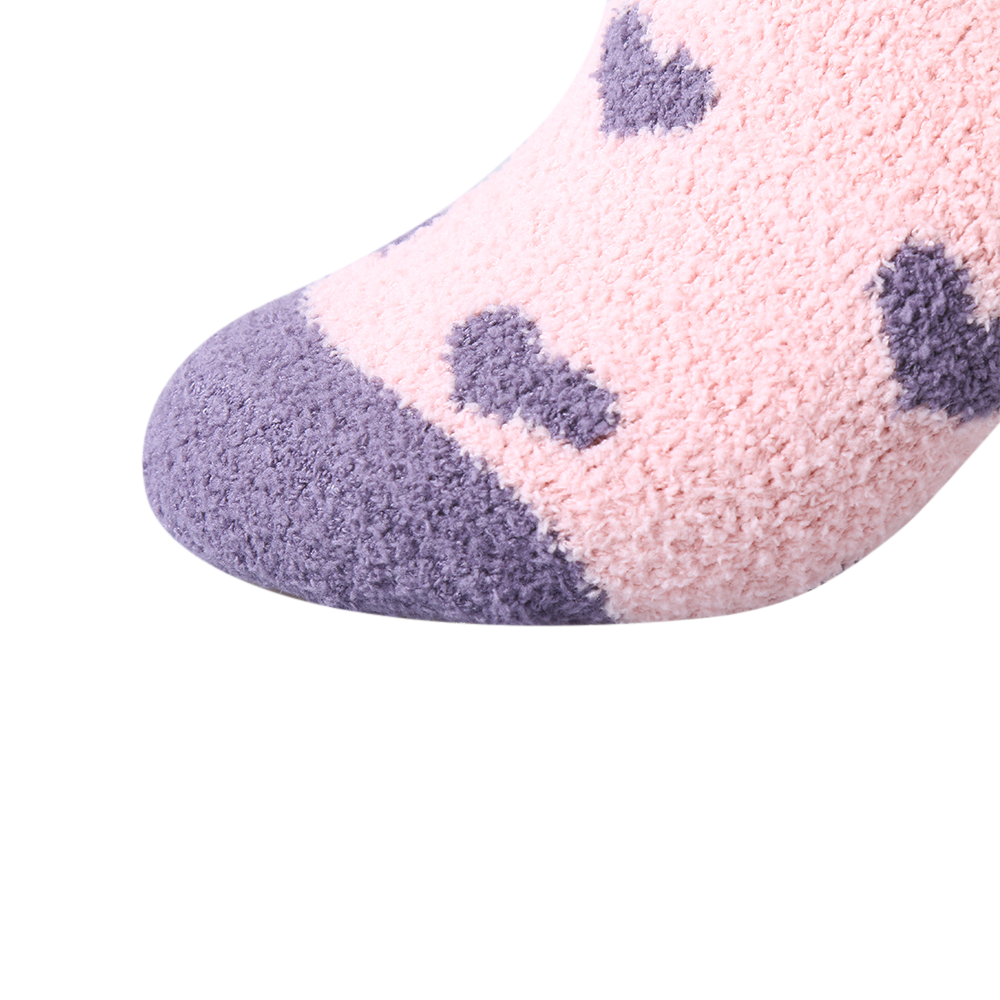 Cozy women socks custom pattern warm 3D ears socks winter fluffy women socks