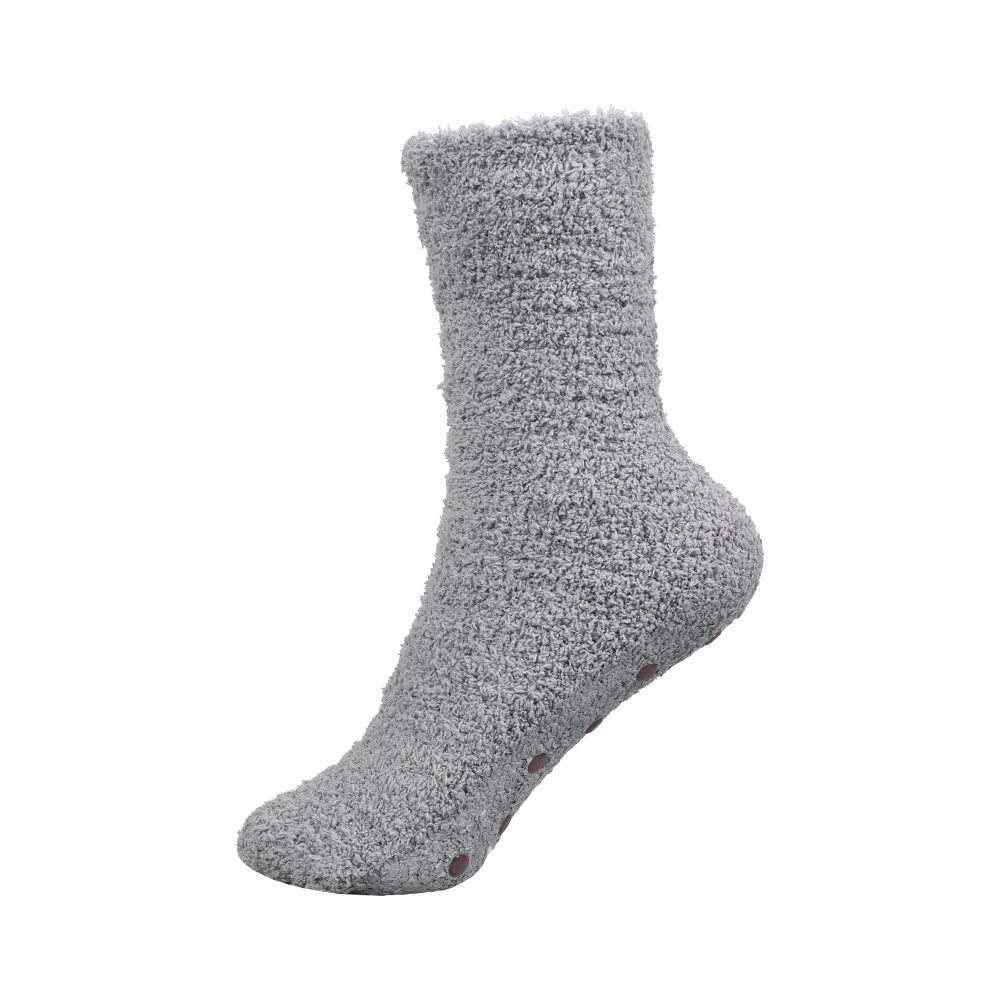 Cozy uniex socks custom basic color and style socks winter fluffy non slip socks