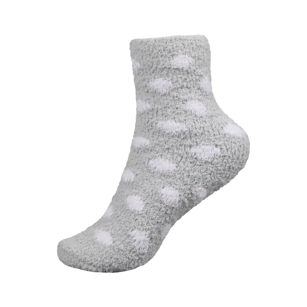 Winter indoor cozy soft warm sleep bed crew fluffy fuzzy socks