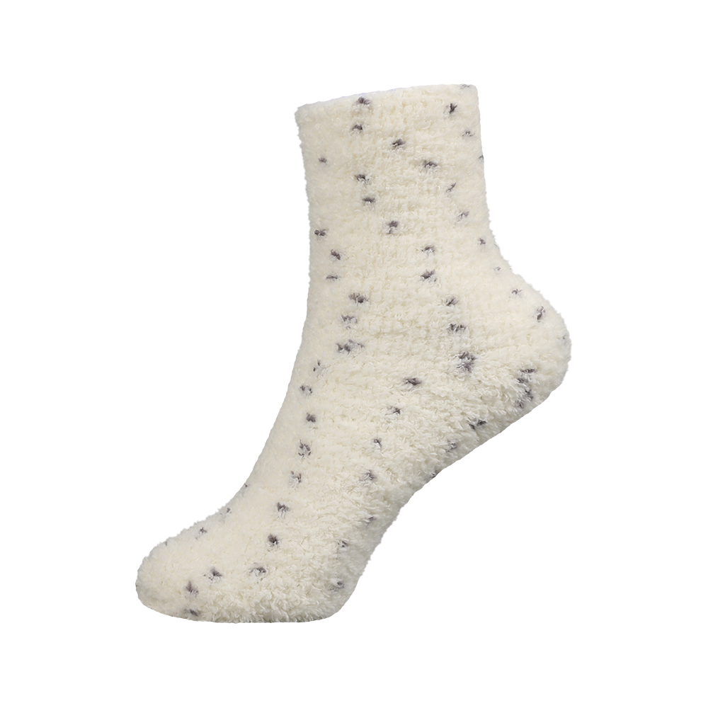 Winter indoor cozy soft warm sleep bed crew cozy socks