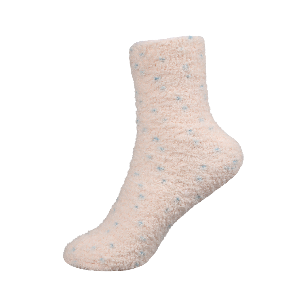 Winter indoor cozy soft warm sleep bed crew cozy socks