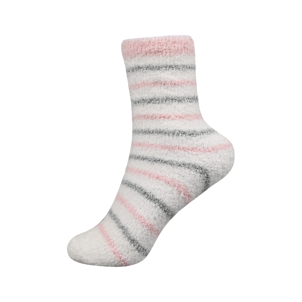 Winter indoor cozy soft warm sleep bed crew cozy socks