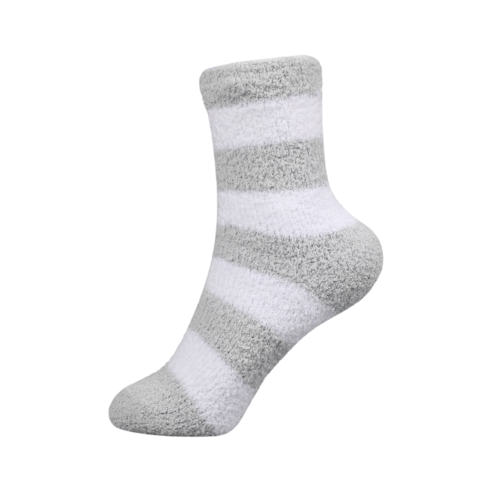 Winter indoor cozy soft warm sleep bed crew cozy socks