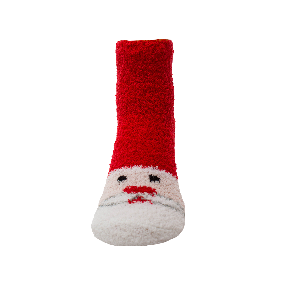 Anti slipwomen cozy crew socks winter sleep bed floor home fluffy xmas christmas socks