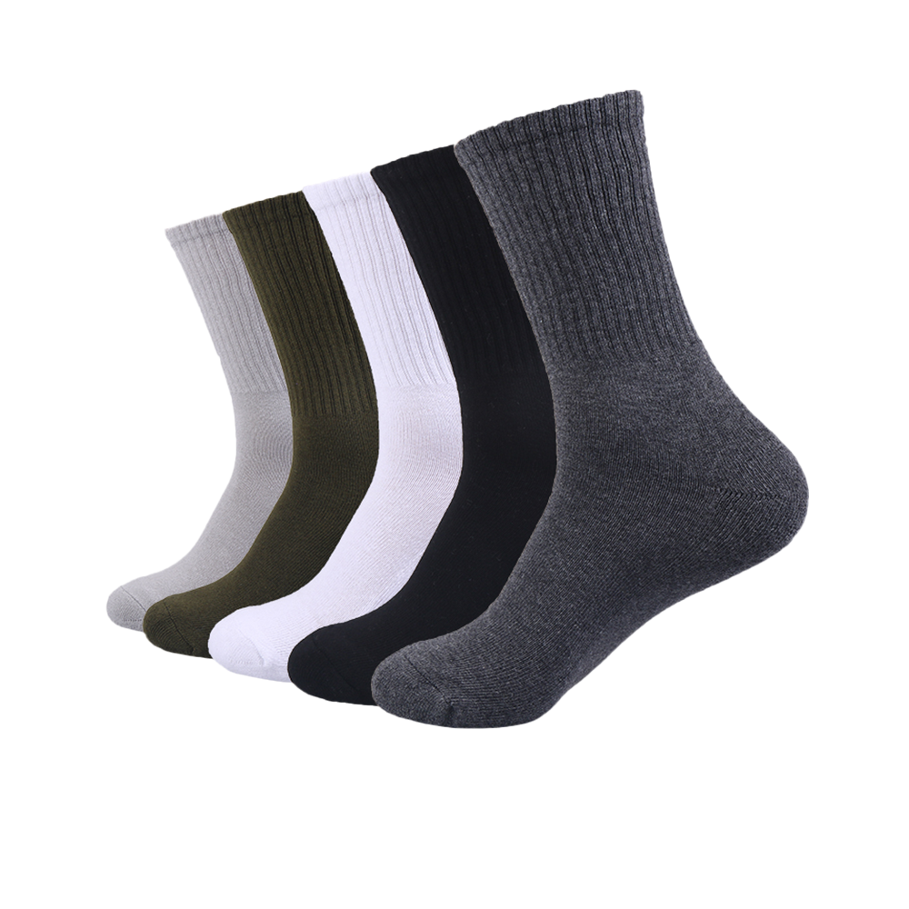 High rib socks design  causul dress  cotton man sport socks custom packaging