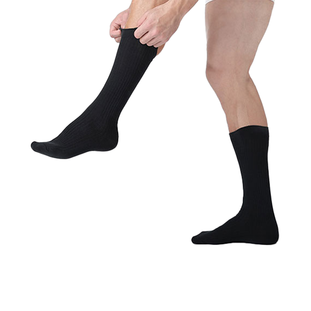 Socks dress work and knee high cotton wool sock for men classic crew luxury socks