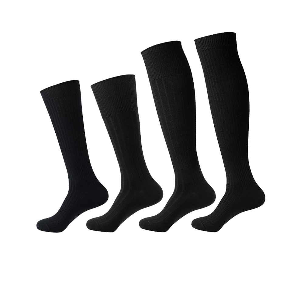 Socks dress work and knee high cotton wool sock for men classic crew luxury socks