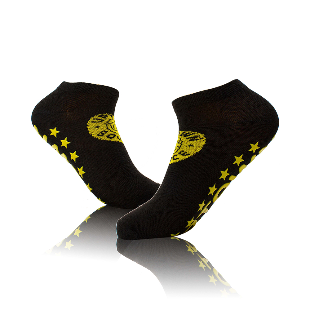 Multiple size non slip polyester trampoline jump socks