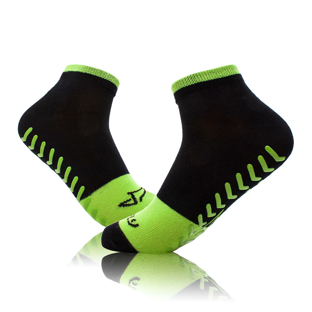 Cotton trampoline gym non slip massage trampoline socks