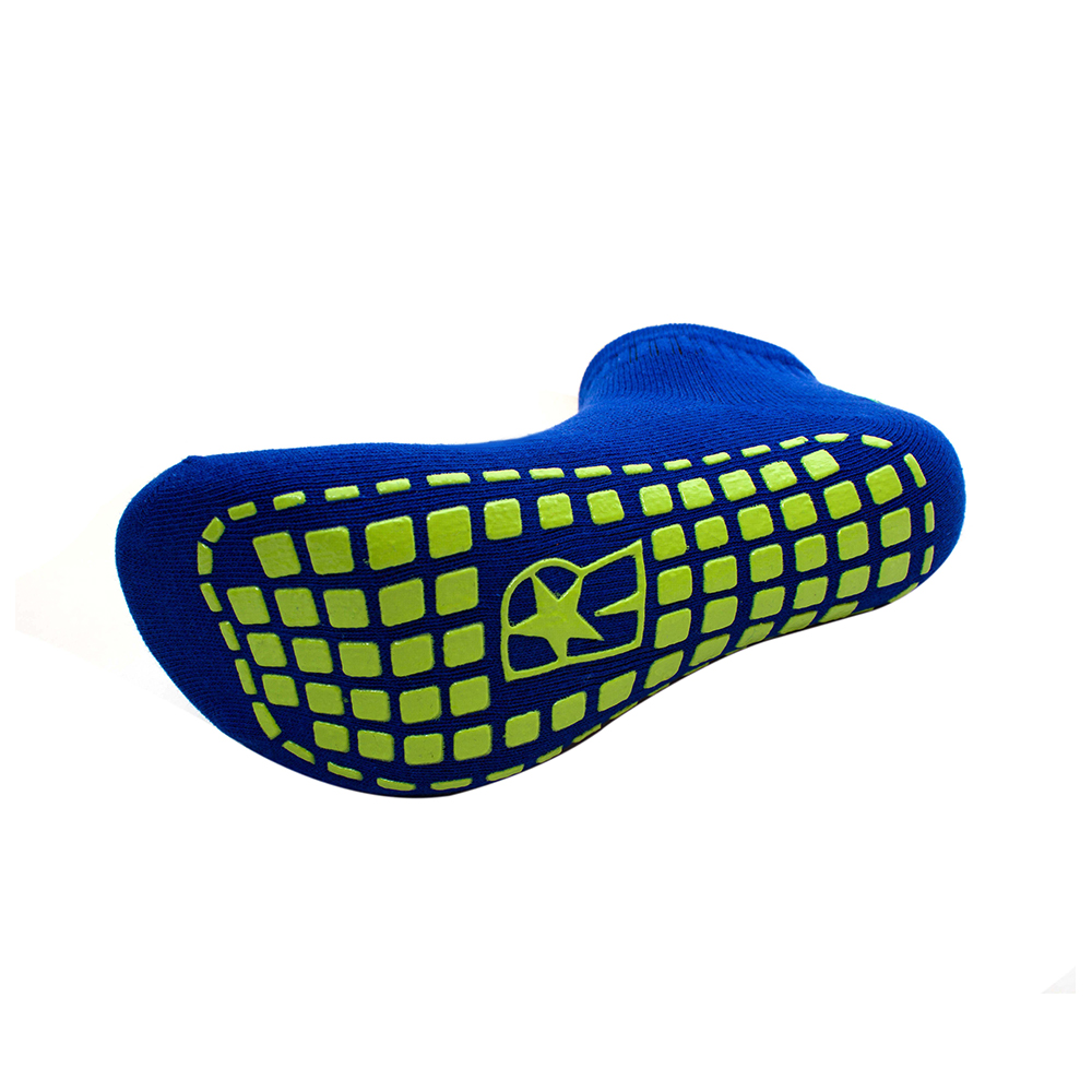 Cotton trampoline star design suitable non slip socks