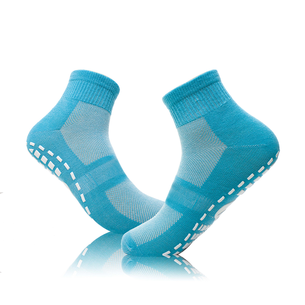 New design anti slip grip socks for trampoline