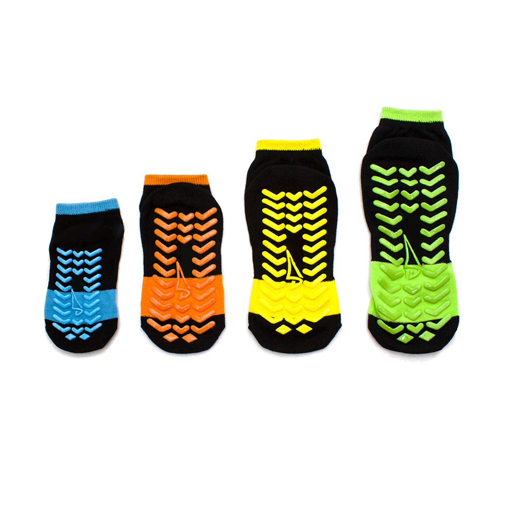 Cotton trampoline gym non slip massage trampoline socks