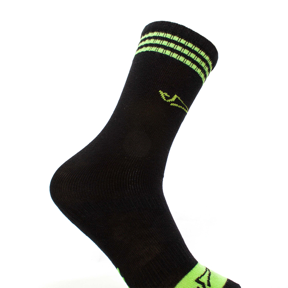 Cotton trampoline knee high non slip trampoline socks