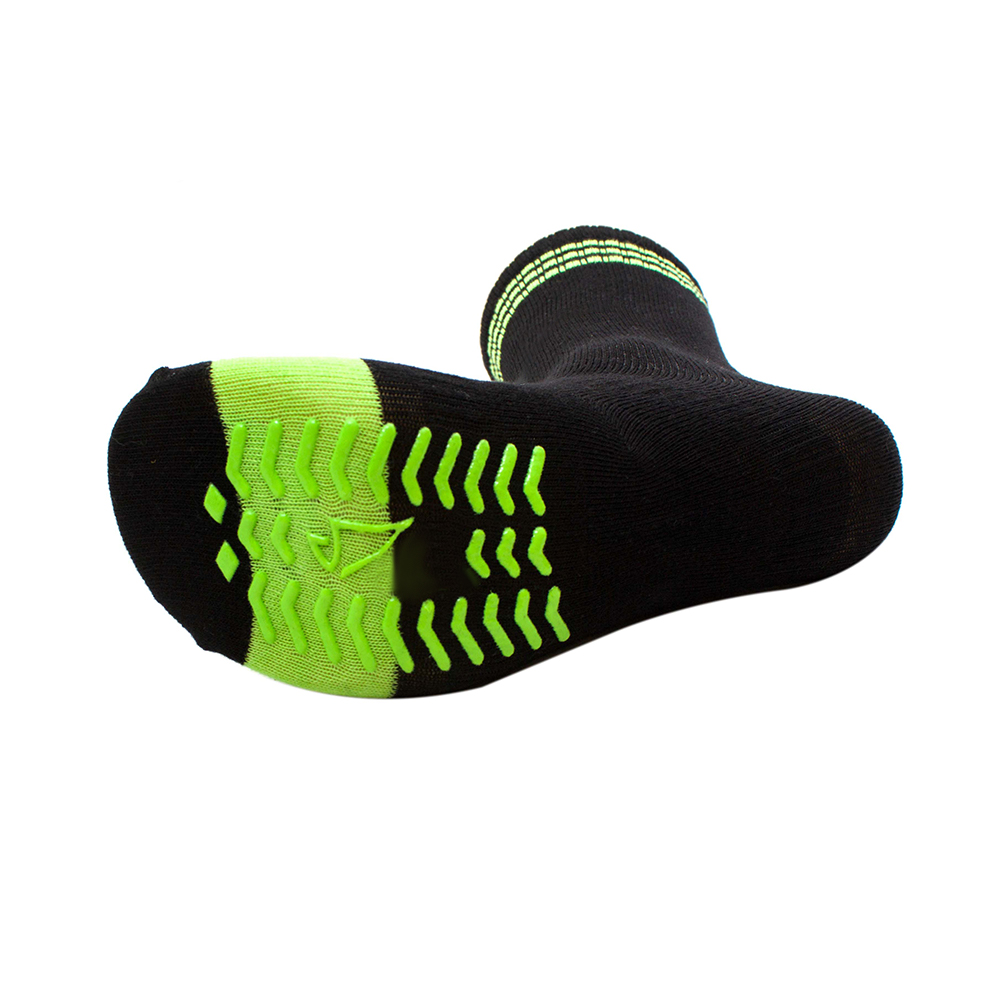 Cotton trampoline knee high non slip trampoline socks