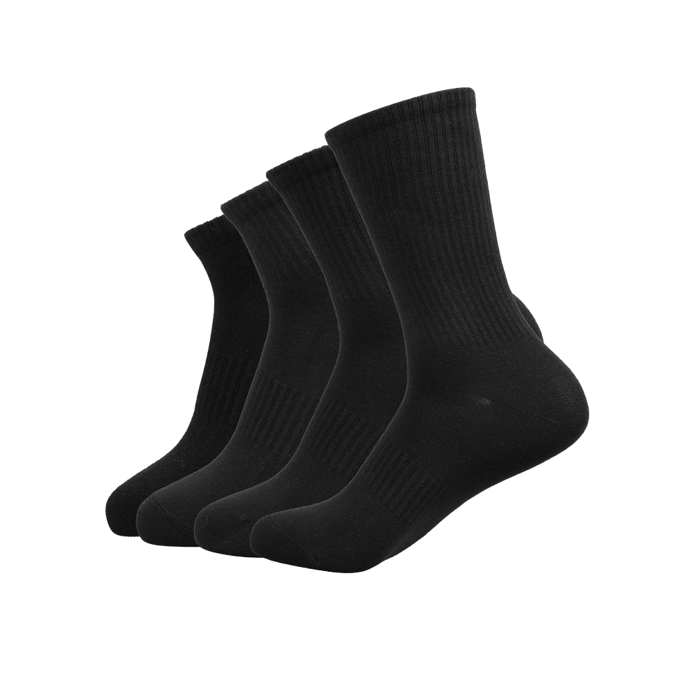 Outdoor autumn winter thick warm solid color cotton socks