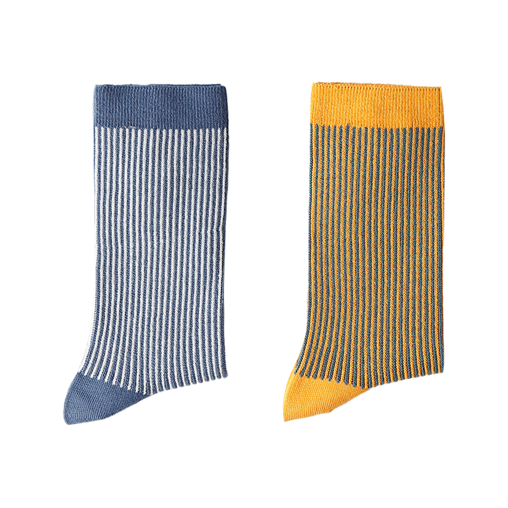 Double needle uniex fashion men socks 