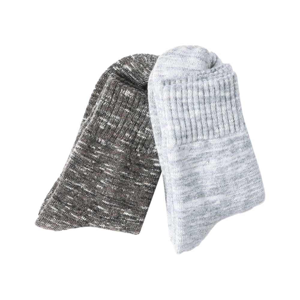 Terry basic style design cotton man warmly jacquard socks 