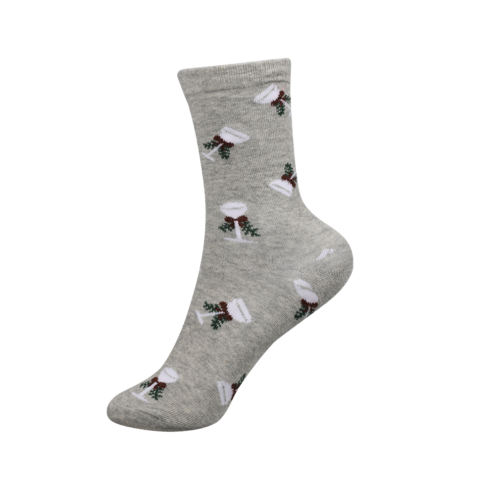 Business style jacquard pattern uniex cotton socks