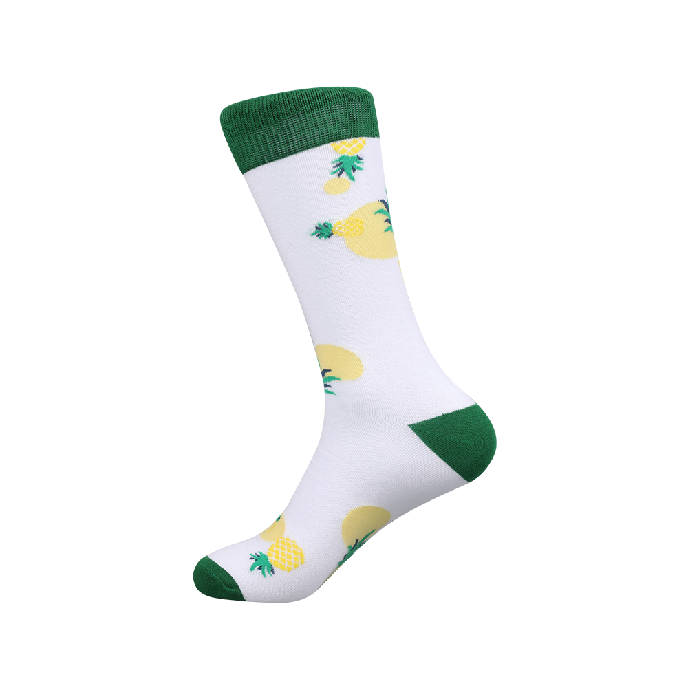 Fruit design colorful funny crew cotton uniex fashion socks