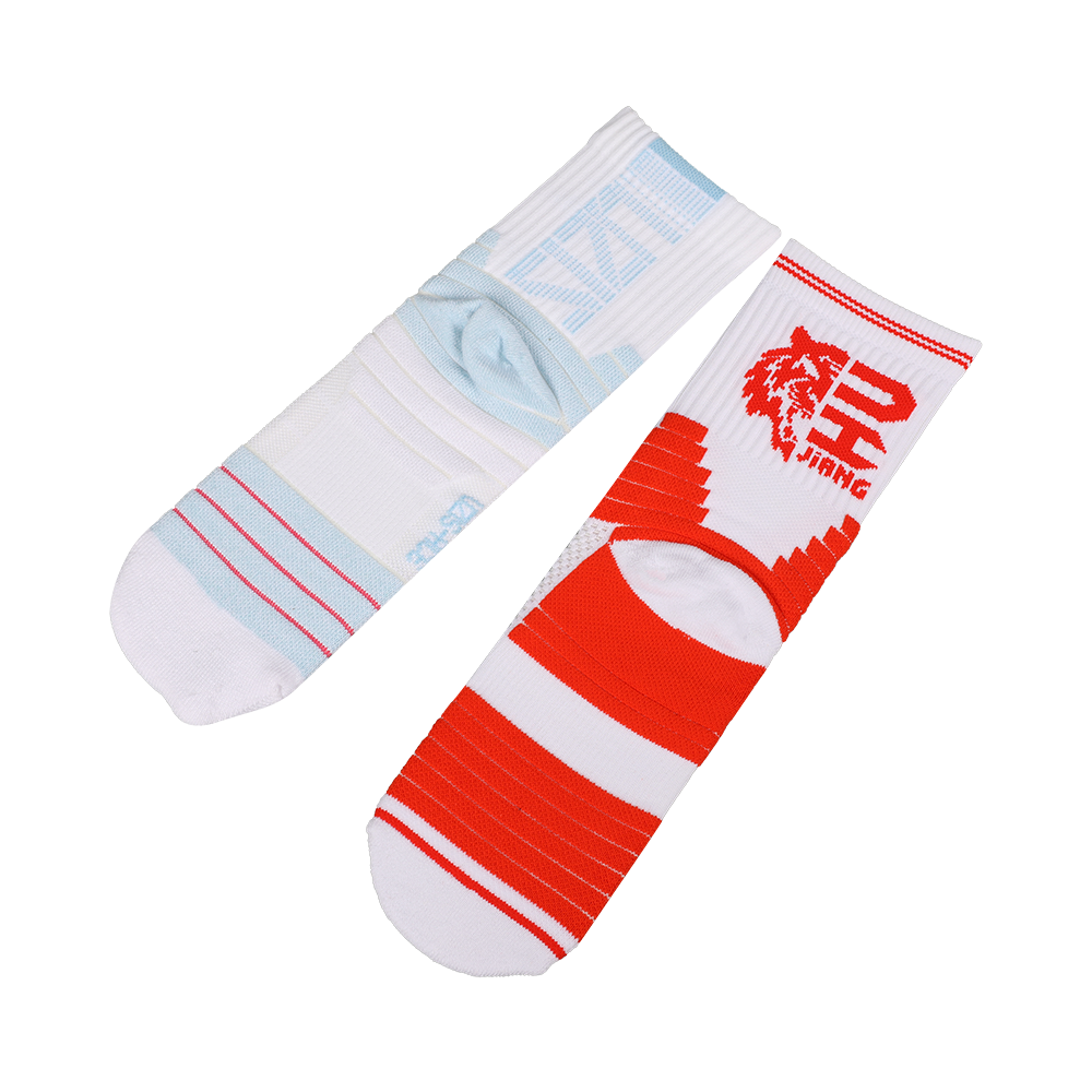 New tube elastic 4 colors crew sports basketball terry compression socks