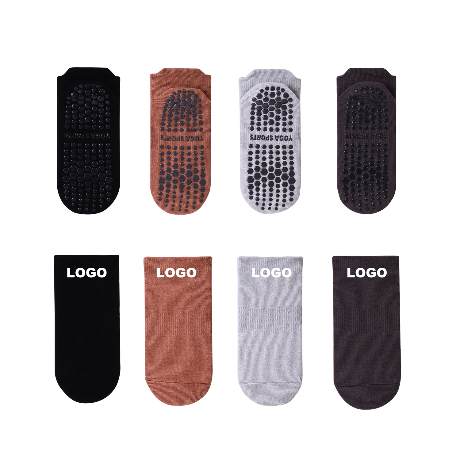 Breathable Athletic Custom Logo Soccer Grip Sock Non Slip Anti-slip Mid Calf Football Socks With Custom Logo